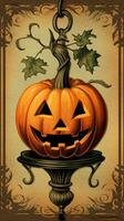 scarecrow bogey vintage retro book postcard illustration 1950s scary halloween costume witch photo