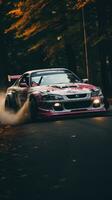 jdm japanese drifting car professional photo smoke dynamic in motion track sport tuning photography