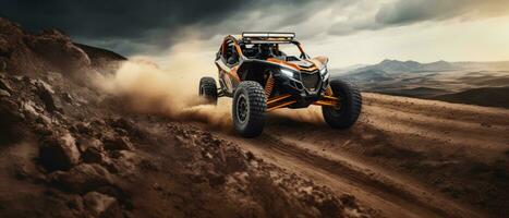 offroad buggy car professional photo smoke dynamic in motion track sport speed photography