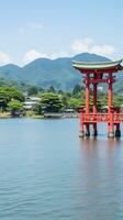 Japón zen puente paisaje panorama ver fotografía sakura flores pagoda paz silencio torre pared foto