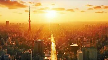 japan zen tokyo tv tower landscape panorama view photography Sakura flowers pagoda peace silence photo