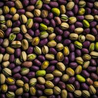 pistachios nuts beans peas perfectly connected photo pattern poster decor wallpaper design