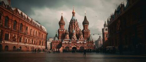 rojo cuadrado Moscú verdor apocalipsis paisaje juego fondo de pantalla foto Arte ilustración oxido