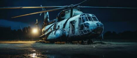 big war helicopter military post apocalypse landscape game wallpaper photo art illustration rust