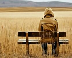 rising meditation silence reflection rest lake landscape silence photo zen relaxation lonely woman