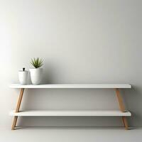 shelf book modern Scandinavian interior furniture minimalism wood light simple ikea studio photo