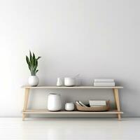 table modern Scandinavian interior furniture minimalism wood light simple ikea studio photo