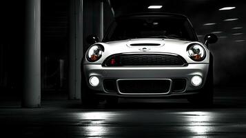 mini cooper photography powerful racing car auto performance show automobile luxury exhibition photo