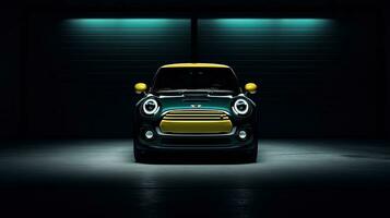 mini cooper photography powerful racing car auto performance show automobile luxury exhibition photo