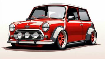 mini cooper photography powerful racing car auto performance show automobile luxury exhibition photo