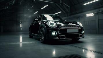 mini cooper photography powerful racing car auto performance show automobile luxury exhibition photo