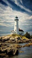 lighthouse storm waves splash peaceful landscape freedom scene beautiful nature wallpaper photo