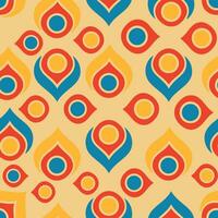 Beautiful seamless pattern colorful textile design. vector