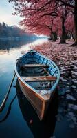 boat lake autumn tranquility grace landscape zen harmony rest calmness unity harmony photography photo