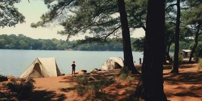 camp sunset tent tranquility grace landscape zen harmony rest calmness unity harmony photography photo