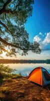 camp sunset tent tranquility grace landscape zen harmony rest calmness unity harmony photography photo