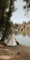 camp sunset tent tranquility grace landscape zen harmony rest calmness unity harmony photography photo