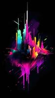 abstract geometric aggressive pattern background expressive graffiti vector tattoo wallpaper photo