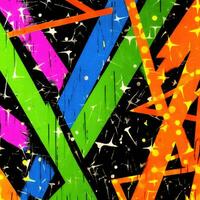 abstract geometric aggressive pattern background expressive graffiti vector tattoo wallpaper photo