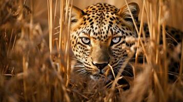 leopardo oculto depredador fotografía césped nacional geográfico estilo 35mm documental fondo de pantalla foto