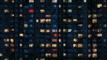 gloomy soviet buildings Russia depressive comfort wallpaper smartphone photo facade night lights