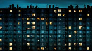 gloomy soviet buildings Russia depressive comfort wallpaper smartphone photo facade night lights