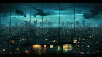 gloomy soviet buildings Russia depressive comfort wallpaper smartphone photo facade night lights