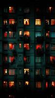 gloomy soviet buildings Russia depressive comfort wallpaper smartphone photo facade night lights