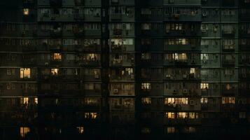 gloomy soviet buildings Russia depressive comfort wallpaper smartphone photo facade night lights