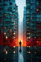 gloomy soviet buildings Russia depressive comfort wallpaper smartphone photo facade night lights