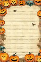 retro vintage worn sheet scrapbook page halloween dirty blank aged parchment paper printable photo