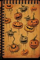 retro vintage worn sheet scrapbook page halloween dirty blank aged parchment paper printable photo