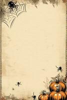 retro vintage worn sheet scrapbook page halloween dirty blank aged parchment paper printable photo