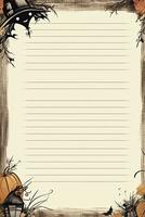 retro vintage worn sheet scrapbook page halloween dirty blank aged parchment paper printable photo