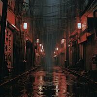 surreal horror dark illustration poster japan shadow silent hill poster lighting landscape photo