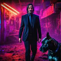 Juan semana póster keanu salva actor bielorruso película póster avance ilustración digital foto