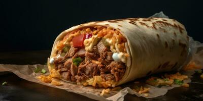 shawarma tacos professional studio food photography social media elegant fabric hot modern ad photo