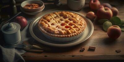 fruit pie professional studio food photography social media elegant fabric hot modern ad photo