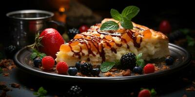 fruit pie professional studio food photography social media elegant fabric hot modern ad photo