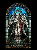 angle stained glass window mosaic religious collage artwork retro vintage textured religion photo