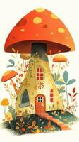 forest hut house fairytale character cartoon illustration fantasy cute drawing book art graphic photo