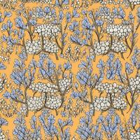 flowers pastel seamless background scrapbook flannel textile print illustration postcard pattern photo