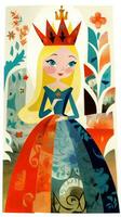 girl female fairytale character cartoon illustration fantasy cute drawing book art graphic photo