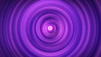 Abstract background of bright purple glowing energy magic radial circles of spiral tunnels made of lines video