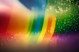 arco iris fondo de pantalla, gotas de lluvia, agua, arcoíris, agua gotas, arcoíris, agua gotas,. generado por ai foto