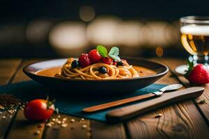 the best pasta dishes in the world. AI-Generated photo