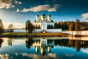 the kremlin in russia. AI-Generated photo