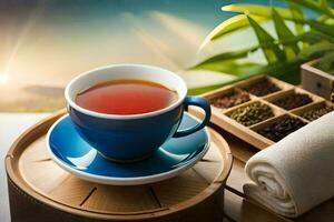 tea is a great way to relax and unwind. AI-Generated photo