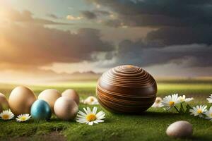 the easter egg is a symbol of the resurrection of christ. AI-Generated photo