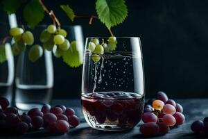 wine pouring into a glass. AI-Generated photo